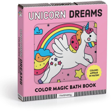 Mudpuppy Color Magic Bath Book Unicorn Dreams fürdési játékkönyv 0+ y 1 db készségfejlesztő