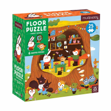 Mudpuppy erdei óvoda padlópuzzle tálalása puzzle, kirakós