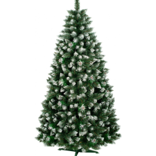  Műfenyő eufrázsiai fenyő havas tetejű és tobozokkal 240 cm műfenyő