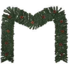  Műfenyő girland sötétzöld 270 cm műfenyő