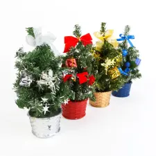  Műfenyő - mini - 4 szín - 30 cm karácsonyi dekoráció