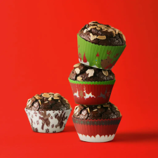 [] Muffin papír szett - karácsonyi - 100 db / csomag papírárú, csomagoló és tárolóeszköz
