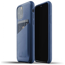 Mujjo Full Leather Wallet Case for iPhone 11 Pro Monaco kék tok és táska