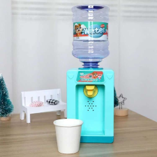 Működő játék vízadagoló gyerekeknek, mini papír poharakkal házimunka