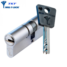 Mul-T-Lock 7x7 törésvédett vészfunkciós biztonsági zárbetét 35/35 zár és alkatrészei