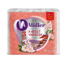 Müller Müller toalettpapír Kelet Varázsa 3 rétegű 24 tekercses higiéniai papíráru