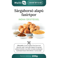 Multi 4U Countryside Sárgaborsó fasírt indiai 200g alapvető élelmiszer