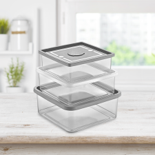  Multi box ételtartó szett, 3 darabos papírárú, csomagoló és tárolóeszköz