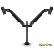 Multibrackets 7350022737204 M VESA Gas Lift Arm Dual 2 karos asztali konzol fekete tv állvány és fali konzol