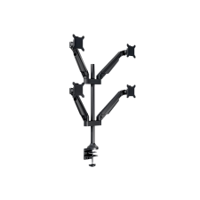 Multibrackets 7350022737211 M VESA Gas Lift Arm Quad 4 karos asztali konzol fekete tv állvány és fali konzol