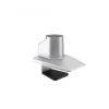 Multibrackets MULTIBRACKETS Gas Lift Single Desk Clamp Silver (7350073739684)