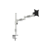 Multibrackets Officeline Single II 15"-30" LCD TV/Monitor asztali tartó kar - Fehér