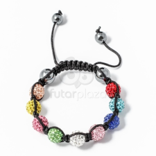  Multicolor shamballa karkötő fekete jwr-1557 karkötő
