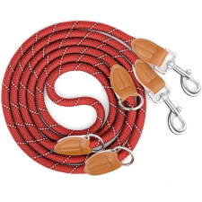  Multifunkcionális Kutya Kiképző Póráz-L - Piros nyakörv, póráz, hám kutyáknak