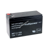 Multipower Ólom akku (Multipower) típus MP7,2-12B - VDS-minősítéssel (csatlakozó: F2)