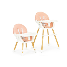 Multistore Etetőszék 2 az 1-ben rózsaszín etetőszék