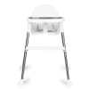 Multistore Etetőszék 2 az 1-ben tálcával övekkel fehér