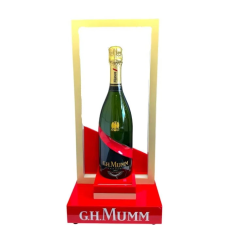  Mumm Champagne Display LED-es pezsgő