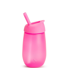  Munchkin Simple Clean Bögre szívószállal 296 ml rózsaszín (5019090900195) kulacs, kulacstartó