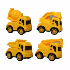  Munkagépek műanyag tortadísz,tortafigura 4 db/csomag sütés és főzés