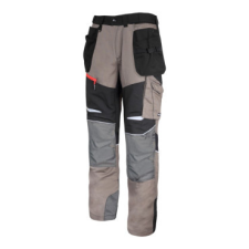 Munkavédelmi Nadrág Slim-Fit Beige/Fekete 3XL munkaruha
