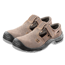  Munkavédelmi szandál, velúrbőr, S1 SRC, 43