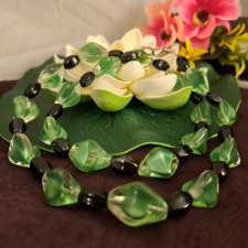  Muránói üveg gyöngysor /11/ nyaklánc