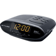 Muse M-10 CR órásrádió, fekete ébresztőóra