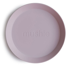 MUSHIE Round Dinnerware Plates tányér Soft Lilac 1 db babaétkészlet