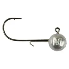  MUSTAD  BALL JIG HEAD W/KEEPER 1/0 3G 6PCS LEAD horgászkiegészítő