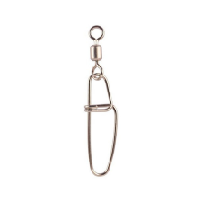 MUSTAD SS ROLLING W/ INSURANCE SNAP 4 10DB/CSOMAG horgászkiegészítő