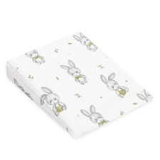 Muszlin Baba párna - ék alakú New Baby STANDARD fehér 30x37 cm bunny babaágynemű, babapléd