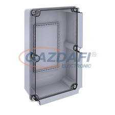 MUTLUSAN ipari kötő és szerelődoboz átlátszó fedéllel 138x226x98mm, IP65 villanyszerelés