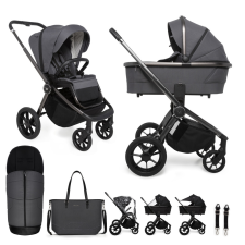MUUVO Kombinált babakocsi Quick SE 2 Diamond graphite szett 2in1 babakocsi