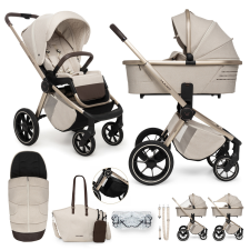 MUUVO Quick Boho 2in1 Kombinált babakocsi szett, Brown (INGYENES SZÁLLÍTÁS!) babakocsi