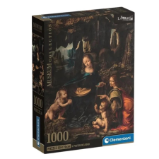Művészet Sziklás Madonna Da Vinci 1000 db-os Compact puzzle Clementoni puzzle, kirakós