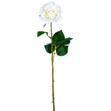  Művirág rózsa krémszínű 52 cm dekoráció