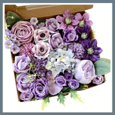  Művirágcsokor - lila árnyalatok DT709856 dekoráció