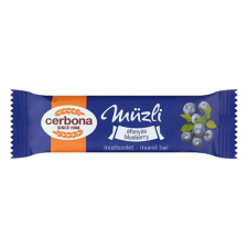 Müzliszelet CERBONA áfolyás joghurtos bevonóval 20g reform élelmiszer