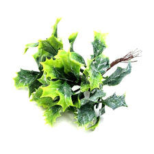  Műzöld ilex pikk. 6 szál/köteg, kb. 14 cm hosszú dekorációs kellék