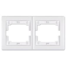  MV5 kettes keret fehér villanyszerelés