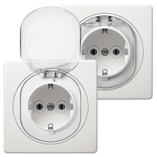  MV6 FÖLDELT DUGALJ CSAPFEDELES FEHÉR villanyszerelés