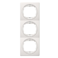  MV6 hármas keret függőleges fehér villanyszerelés