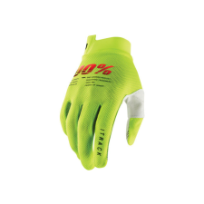 MX kesztyű 100% Itrack neon sárga XL motoros kesztyű