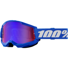 MX szemüveg 100% Strata 2 kék piros/kék tükör motoros szemüveg