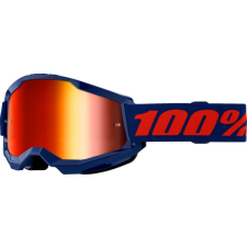 MX Szemüveg 100% Strata 2 tengerkék piros tükör motoros szemüveg