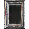 My carpet company kft Ber Porte 2228 fekete-arany 80x150cm- vékony modern szőnyeg