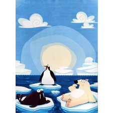 My carpet company kft Ber Porte 8034 kék 120x180cm- vékony gyerekszőnyeg lakástextília