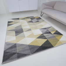 My carpet company kft Berlin E8681 sárga-szürke 80x150cm- modern színes szőnyeg lakástextília
