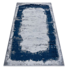 My carpet company kft CORE szőnyeg A004 árnyékolt - Structural, két szintű, kék / szürke 80x150 cm lakástextília